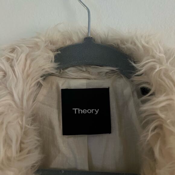 Theory Clairene Faux Fur Coat - Picture 6 of 9